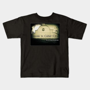 Welcome to Culver City Landmark1 Culver City California by Mistah Wilson Photography Kids T-Shirt